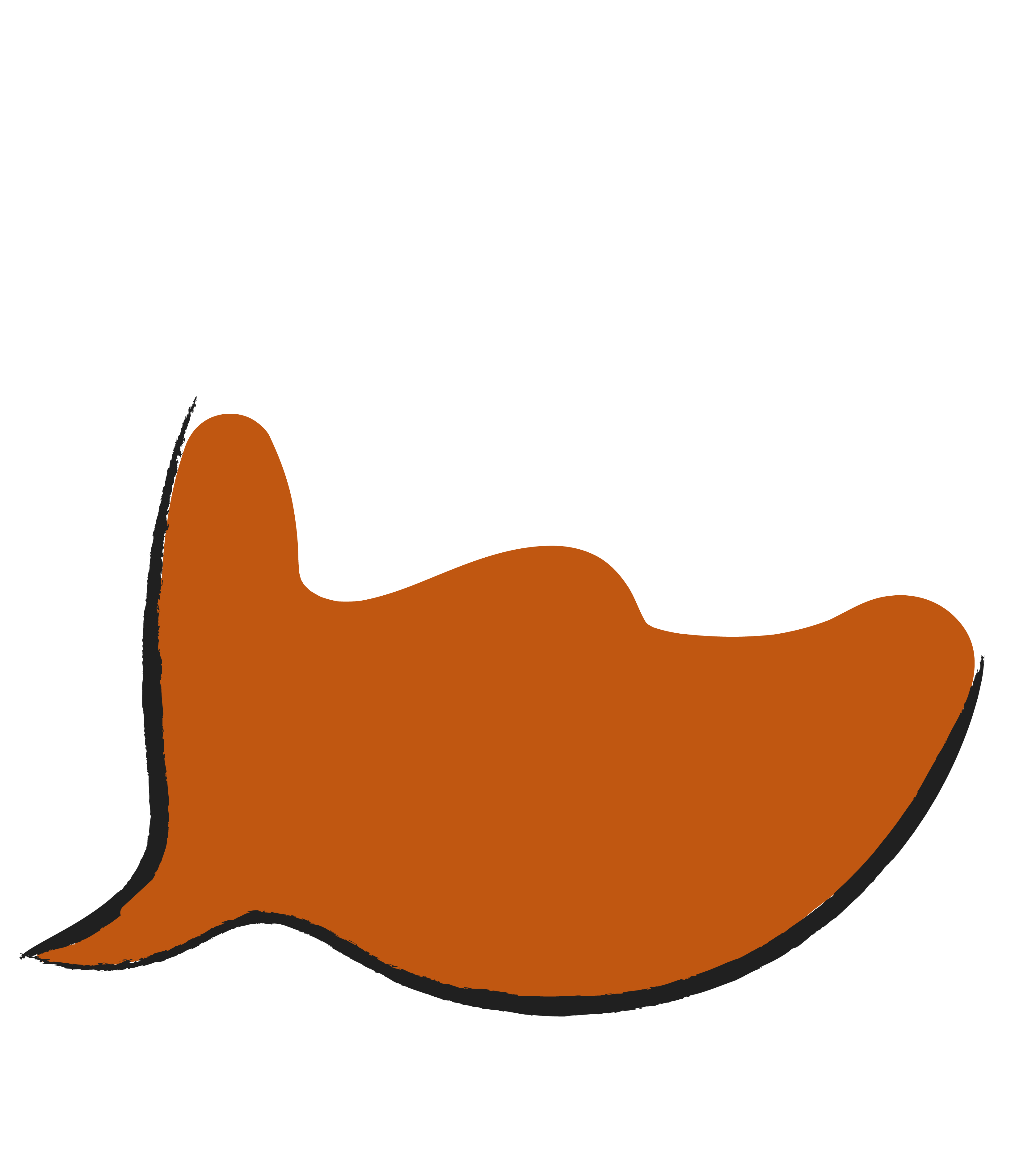 An illustrated gif of an orange speech bubble with three exclamation points that appear inside it.